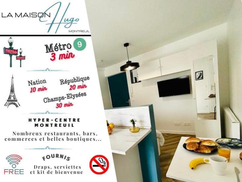 La Maison Hugo Montreuil  Eksteriør bilde