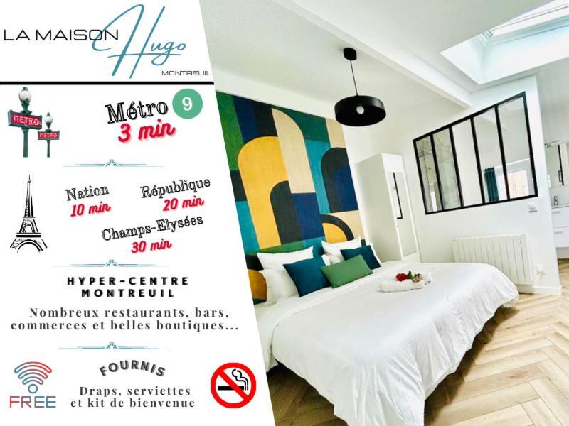 La Maison Hugo Montreuil  Eksteriør bilde