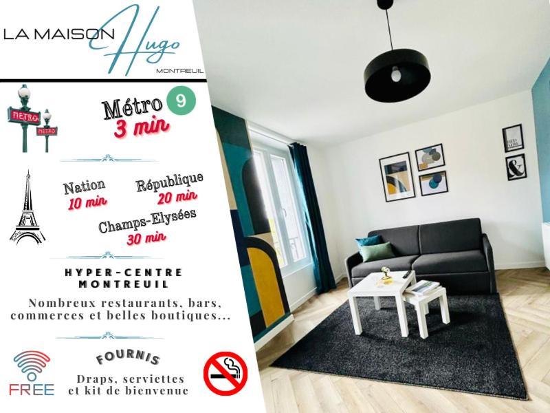 La Maison Hugo Montreuil  Eksteriør bilde